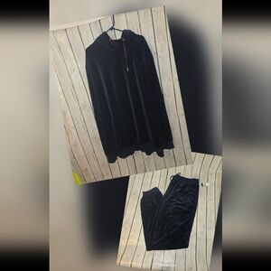 VTG Sean John Diddy Tracksuit Leisure Suit Streetwear Hip Hop Velour 5xlY2K Blue